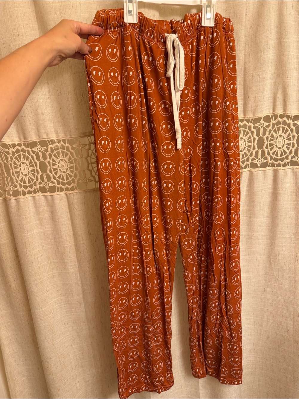 Bamboo Rust Smiley Pants Men's Medium/women's large